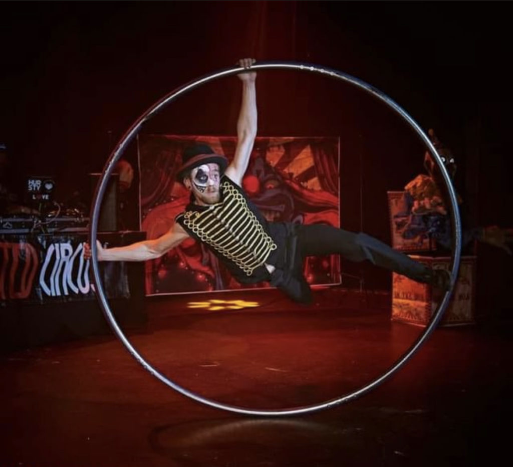 cyr wheel performer